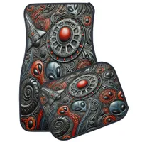 Mysterious, Intricate Alien World Car Floor Mat