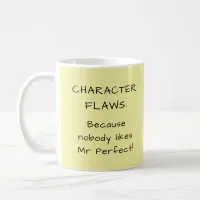 Sunny Yellow Funny Writer's Pun Author Writer Gift Coffee Mug