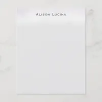 Personalized Stationery Watercolor Wash