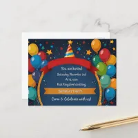 Happy Birthday Invite