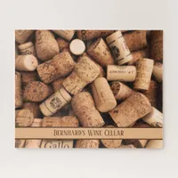 Vintage Wine Corks Winery Vineyard Photograph Jigsaw Puzzle