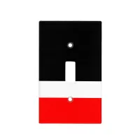 Red White Black Colorblock Light Switch Cover