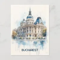 Bucharest Romania Travel Postcard