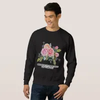 Custom Personalize Photo Artwork Quote Dark Sweatshirt