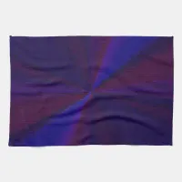 Circular Gradient Patchwork Blue to Purple Towel