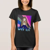 WTF Life | Pop Art Style Lady Freaking Out  T-Shirt