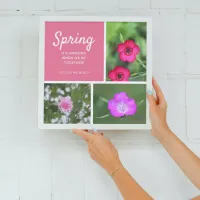 Spring - It's amazing when we're together! Faux Canvas Print