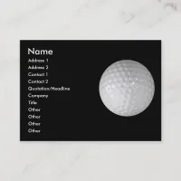 Golf Business Card