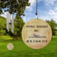 Here There Be Dragons Wind Chime