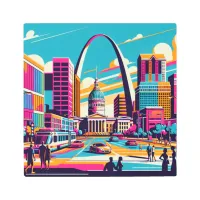 St Louis, Missouri | The Gateway Arch  Metal Print