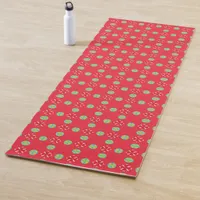 Christmas Holiday Charm Pattern 03 -  Yoga Mat