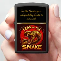 Toast to the year of the snake! 2025 zippo lighter