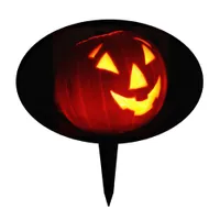 Happy Halloween Jack o Lantern Cake Topper