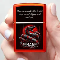 Year of the Snake celebration in China 2025 Zippo Lighter