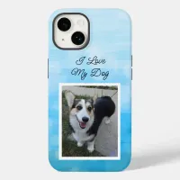 Personalized Pet Photo I Love my Dog     Case-Mate iPhone 14 Case