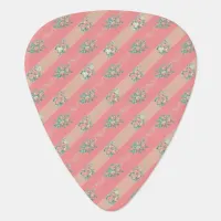 Vintage Rose Pattern - Guitar Pick