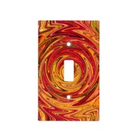 Colorful Fall Foliage Abstract Light Switch Cover