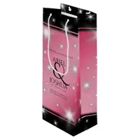 Elegant 52nd Star Ruby Wedding Anniversary Wine Gift Bag