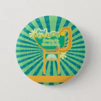 Proud Author Retro Style Diner Sign Pinback Button