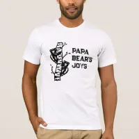 *~* AP86 PAPA BEAR's JOYS - Cubs Father's Day T-Shirt