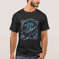 Horoscope Sign Scorpio | Blue Scorpion T-Shirt