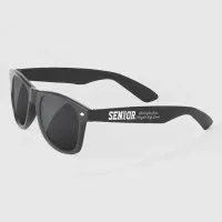 Modern Graduation Senior Block Letter Class of Sunglasses