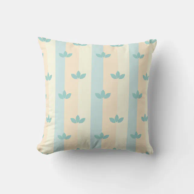 leaves. throw pillow