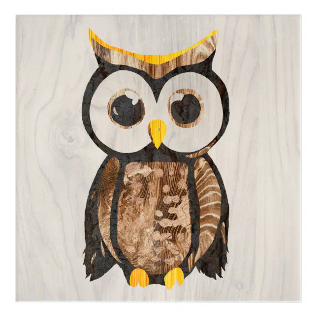Wood Owl Acrylic Print