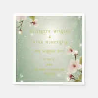 Blossoms of Love" Wedding Invitation Collection Napkins