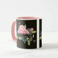 Custom One Photo Artwork Slogan 11 oz Combo Mug