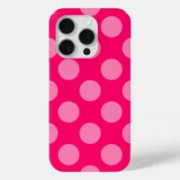 Create Your Own Monochromatic Polka Dot iPhone 15 Pro Case