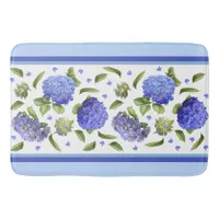 Blue Hydrangeas Bath Mat