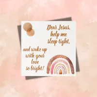 Christian Prayer for kids Brown & Pink |