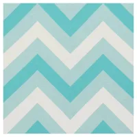 Preppy Blue and White ZigZag Chevron Pattern Fabric