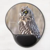 Stunning Short-Eared Owl in the Marshes Gel Mouse Pad