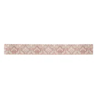  Elegant Blush Damask Satin Ribbon