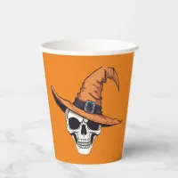 Happy Halloween Skull Paper Cups