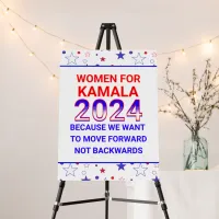 Women for Kamala Harris 2024 Election Foam Board