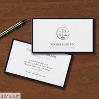 Minimalist Luxury Legal Services Business Card