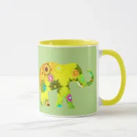 Pretty Colorful Elephants Coffee Mug