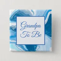 Grandpa To Be | Boy's  Baby Shower   Button