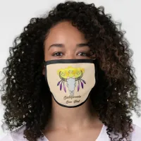 California Boho Cowgirl Face Mask