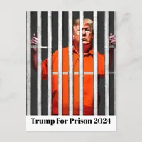 Trump For Prison 2024 Postcard