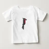 Stylish Black Palm Cockatoo Baby T-Shirt