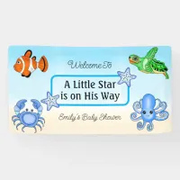 Under the Sea | Baby Sea Creatures Baby Shower Banner