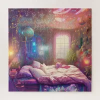 Bohemian Plant Lovers Bedroom  Jigsaw Puzzle