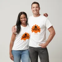 Thanksgiving inspired typography  T-Shirt