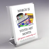 March is Youth Art Month Flyers for Schools