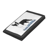 Boston Terrier Mom Trifold Wallet