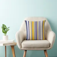 Modern New Season Stripes Throw Pillow